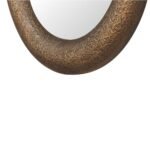 Forma Hammered Round Mirror — product photograph
