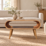 Forma Open Coffee Table — Natural — styled interior