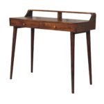 Forma Elevated Console Table — Chestnut — product photograph