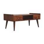 Forma Elevated Media Unit — Chestnut — product photograph