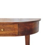 Forma Backless Mounted Console — Chestnut — product photograph