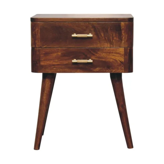 Nord T-Bar Bedside — Chestnut — alternate view