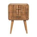 Forma T-bar Ridged Bedside — Natural — product photograph