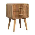 Forma T-bar Ridged Bedside — Natural — product photograph