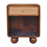 Forma Open Woven Bedside — Chestnut — product photograph