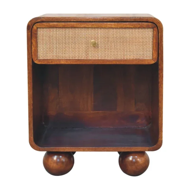 Forma Open Woven Bedside — Chestnut — alternate view