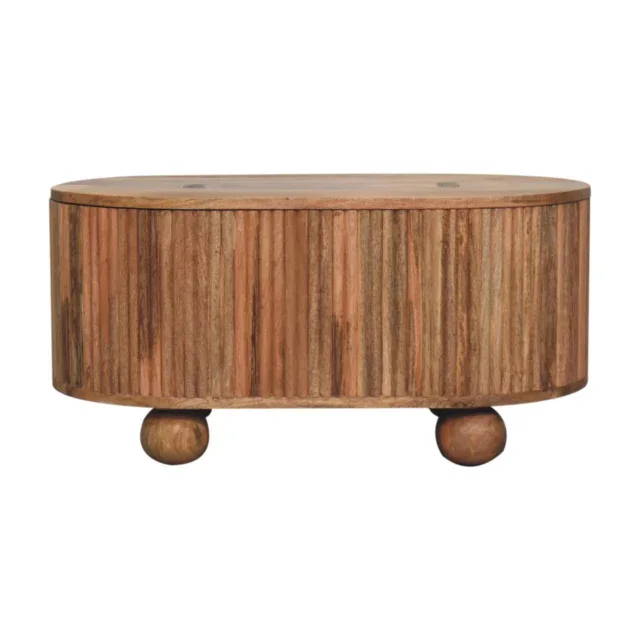 Soba Ball Lid-up Coffee Table — Natural — alternate view