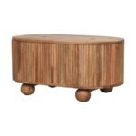 Soba Ball Lid-up Coffee Table — Natural — product photograph