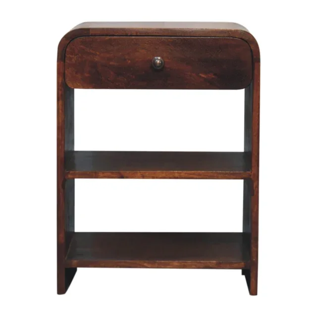 Aspen Open-Shelf Bedside — alternate view