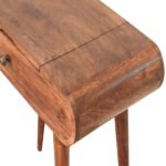 Lina Compact Foldaway Dressing Table — Honey — product photograph