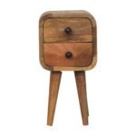 Lina Petite Curved Bedside — Natural · 20 × 40 cm — product photograph