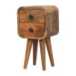 Lina Petite Curved Bedside — Natural · 20 × 40 cm — product photograph