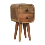 Lina Petite Curved Bedside — Natural · 20 × 40 cm — product photograph