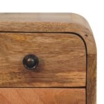 Lina Petite Curved Bedside — Natural · 20 × 40 cm — product photograph