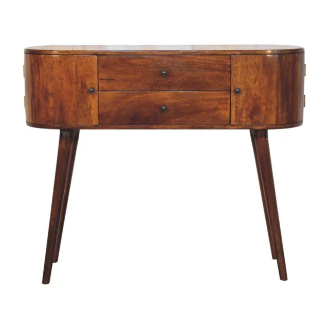 Grova Console Table — Chestnut — alternate view