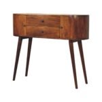 Grova Console Table — Chestnut — product photograph