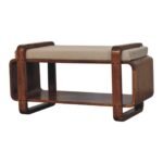 Loop Bench — Chestnut — product photograph