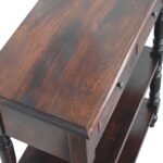Forma Turned Legs Side Table — Cherry — product photograph