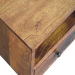 Solis One-Drawer Wall-Mounted Bedside — Chestnut — product photograph