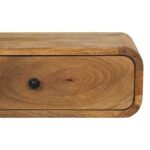 Avora Wall-Mounted One-Drawer Bedside — Natural — product photograph