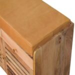 Forma Shutter Shoe Rack with 2 drawers — Natural — product photograph