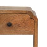 Norr Petite Bedside with Drawer and Open Shelf — Natural — product photograph