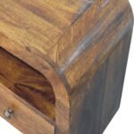 Darcy Bedside with Drawer and Open Shelf — Chestnut — product photograph