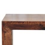 Walden Solis Open Walnut Side Table — California Walnut — product photograph