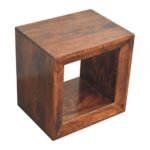 Walden Solis Open Walnut Side Table — California Walnut — product photograph