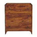 Norr Three-Drawer Chest — Chestnut — product photograph