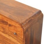 Norr Three-Drawer Chest — Chestnut — product photograph