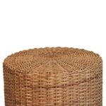 Regna Round Woven Stool — product photograph