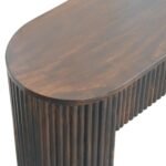 Forma Fluted Bench — Velvet Mocha — product photograph