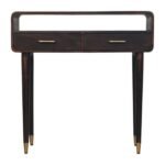 Valen Console Table — Velvet Mocha — product photograph