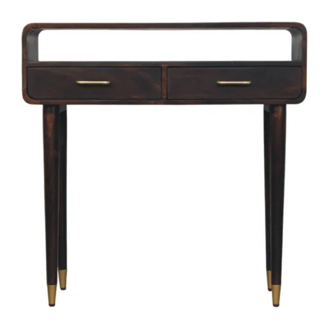 Valen Console Table — Velvet Mocha — alternate view