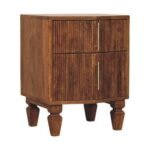 Lova Bedside Unit — Winewood Oak — product photograph