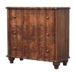 Lume Roasted Panel Chest — Roasted Almond — product photograph