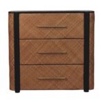 Haven Weave Three-Drawer Chest — product photograph
