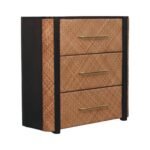 Haven Weave Three-Drawer Chest — product photograph