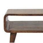 Lina Rounded Edge Coffee Table — Classic Grey — product photograph