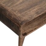 Lina Rounded Edge Coffee Table — Classic Grey — product photograph