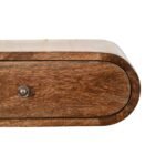 Lina Rounded Wall-Mounted Bedside — Classic Grey — product photograph