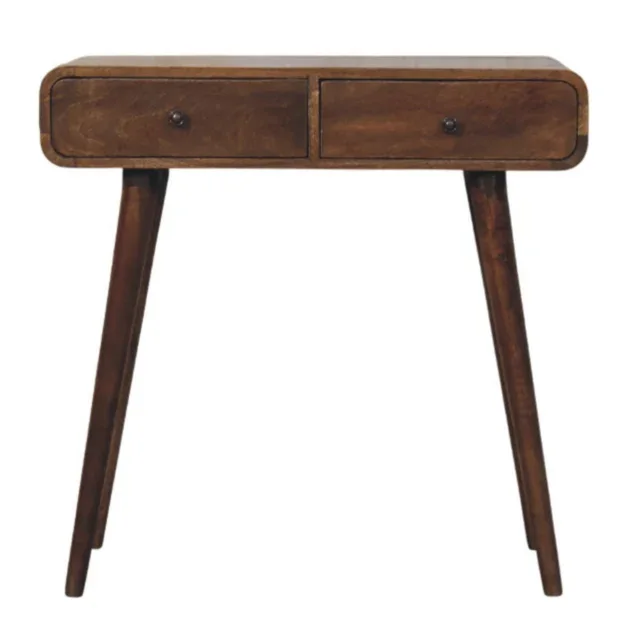 Lina Rounded Console Table — Classic Grey — alternate view