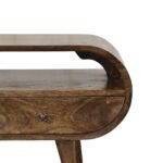 Lina Rounded Edge Two-Drawer Media Unit — Classic Grey — product photograph