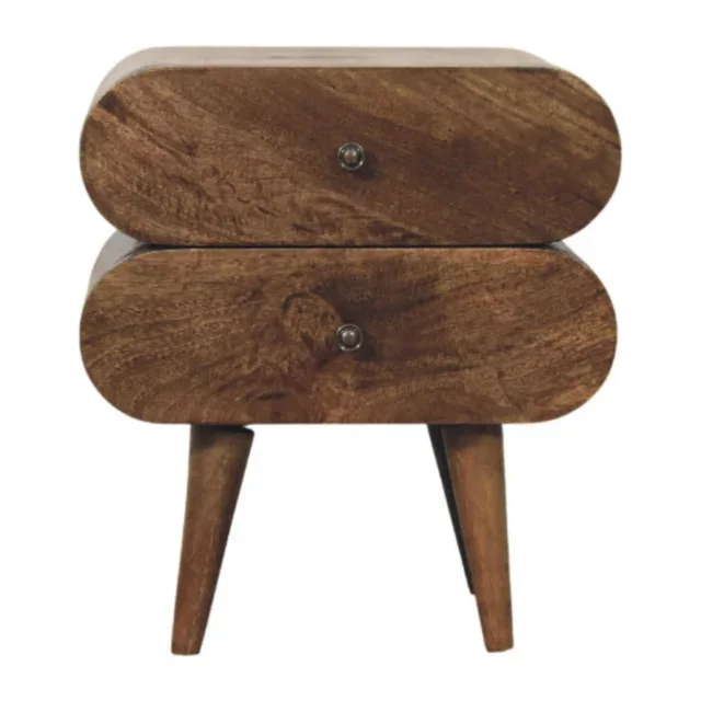 Forma Slimline Two-Drawer Bedside — Classic Grey — alternate view