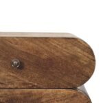 Forma Slimline Two-Drawer Bedside — Classic Grey — product photograph