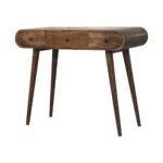 Lina Contour Curve Dressing Table — Classic Grey — product photograph