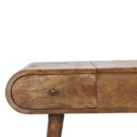 Lina Contour Curve Dressing Table — Classic Grey — product photograph