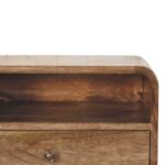 Forma Wall-Mount Open Slot Bedside — Classic Grey — product photograph