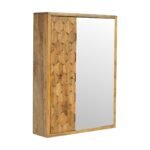 Forma Pineapple Carved Mirror Cabinet — product photograph